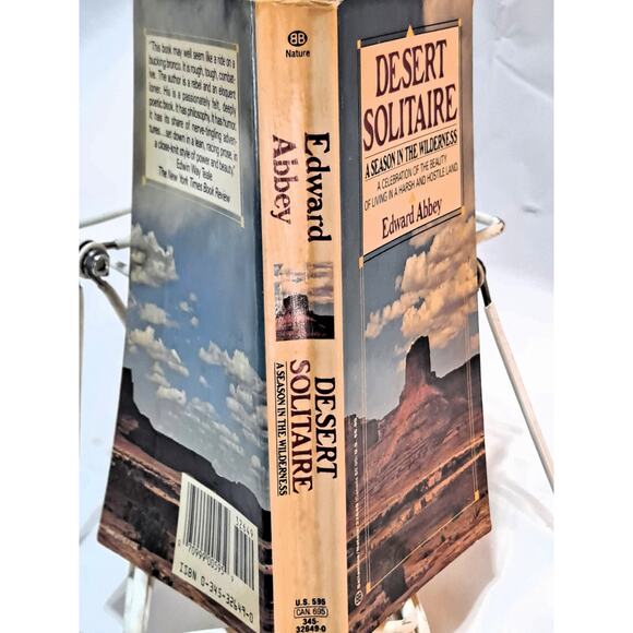 DESERT SOLITAIRE: A Season in the Wilderness by Edward Abbey (1968 MMPB) - Picture 5 of 6